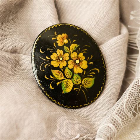 Folk Art Brooches 